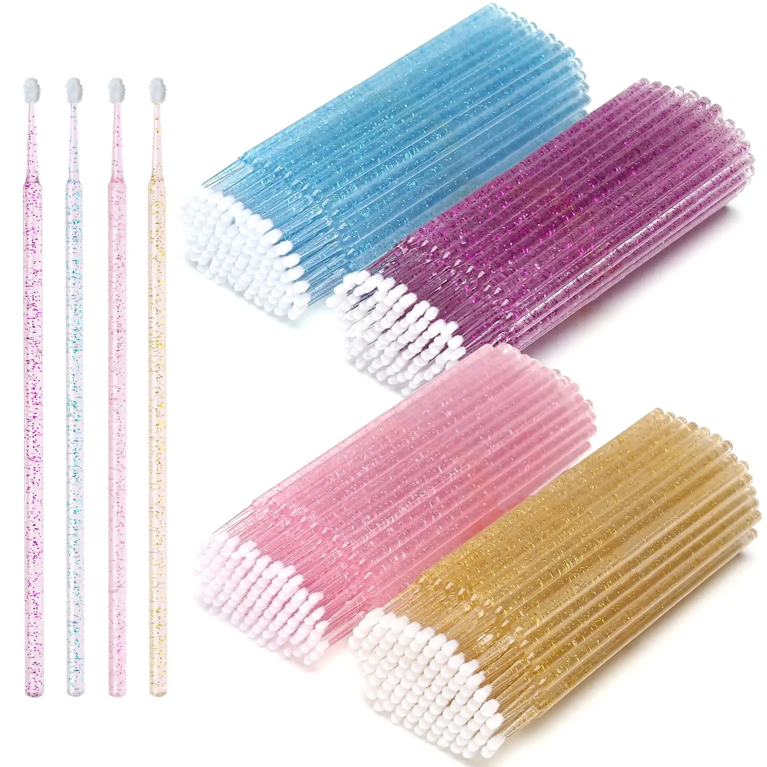 Eyelash Extension Remover - 100 Pz/lotto Spazzole Per Ciglia Usa