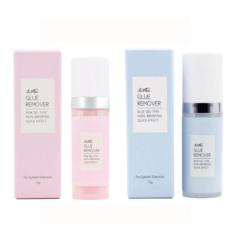 Eyelash Extension Remover Gel - 15g Rosa/Blu Gel di Rimozione Per