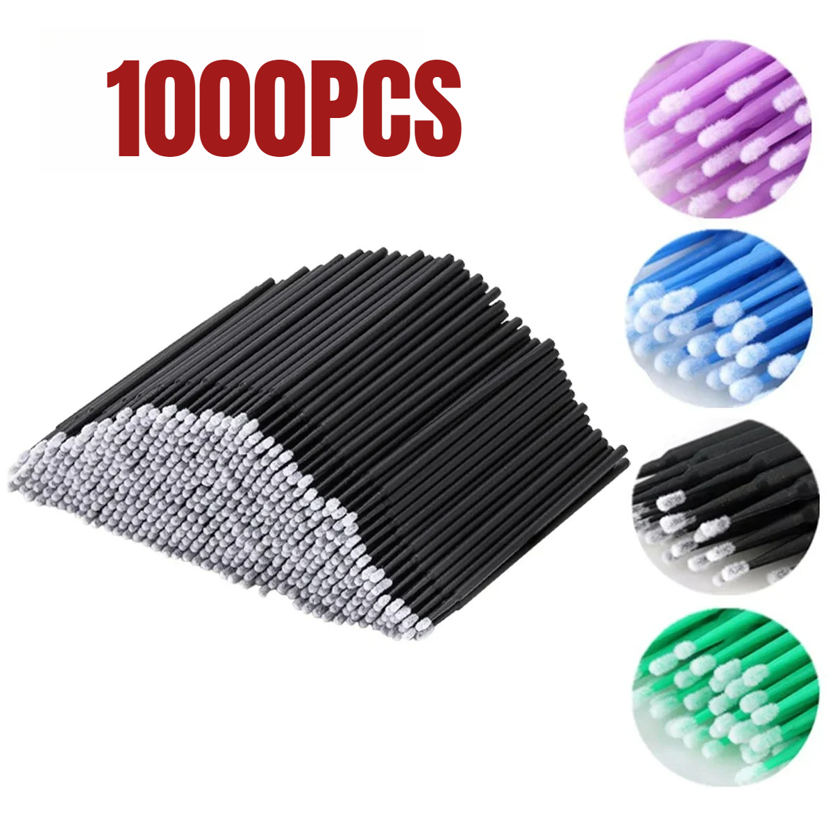 1000/500PCS Spazzola per la pu - Eyelash Extension Remover recensione e prezzo