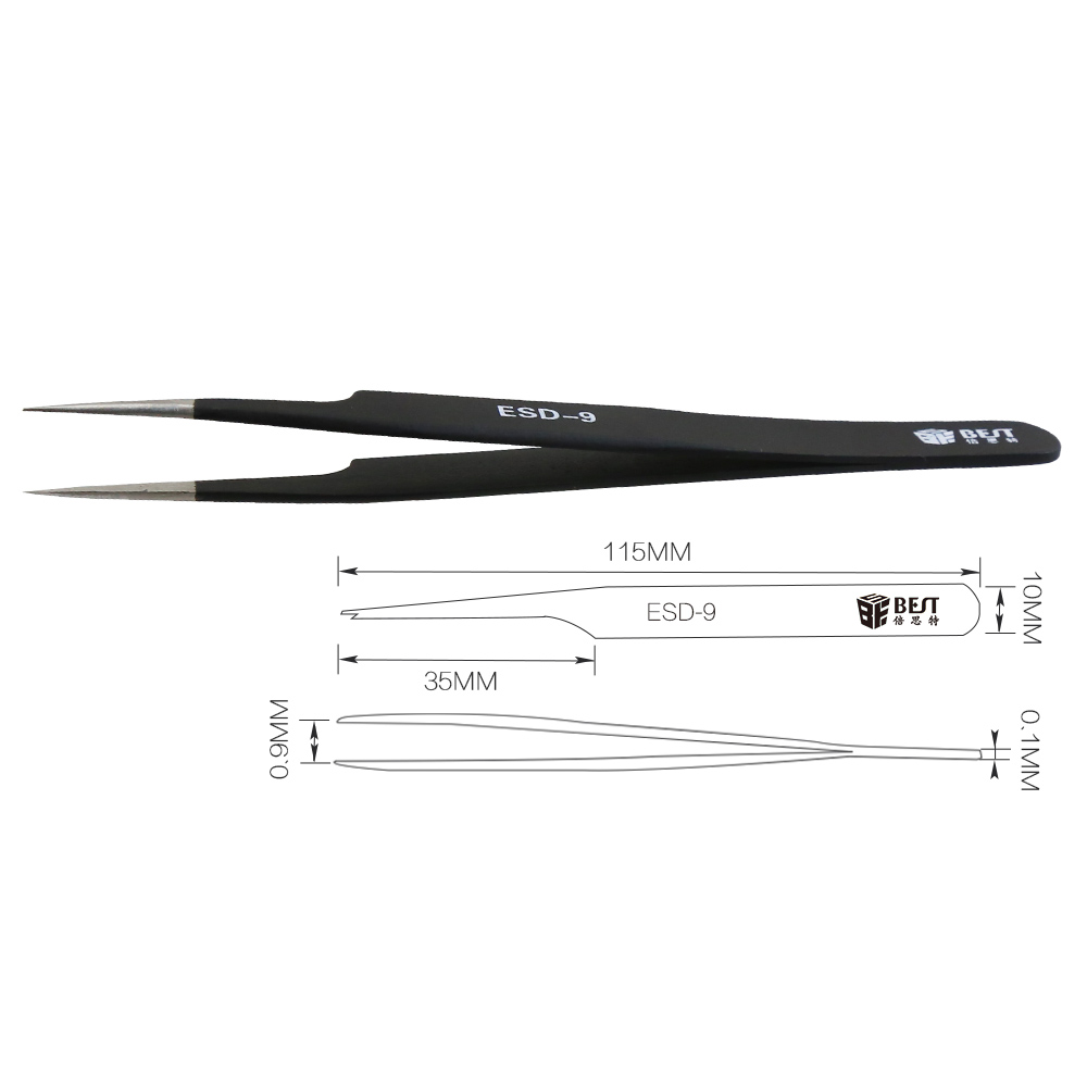BST-ESD-9 Pinzette antistatich - Eyelash Extension In Chinese recensione e prezzo