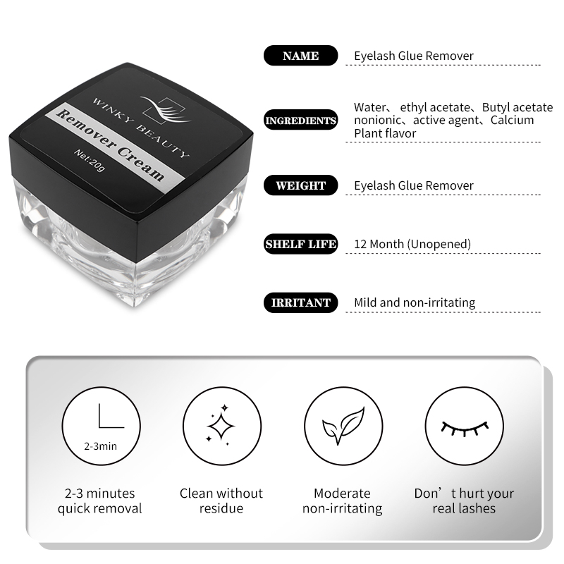 20g Estensione Delle Ciglia Co - Eyelash Extension Remover Gel recensione e prezzo